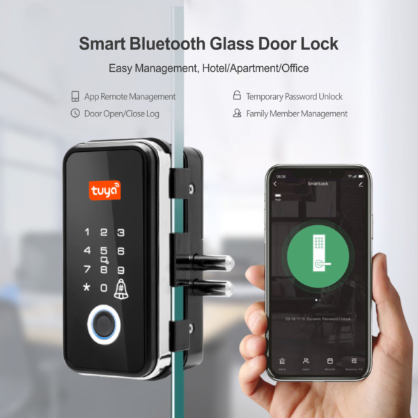 Smart Glass Door App Control